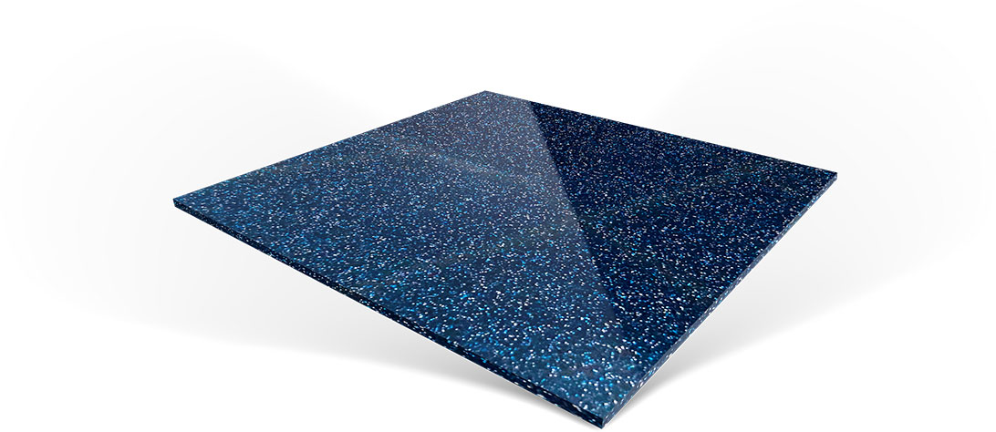 Volcanic black fiberglass pool color sample