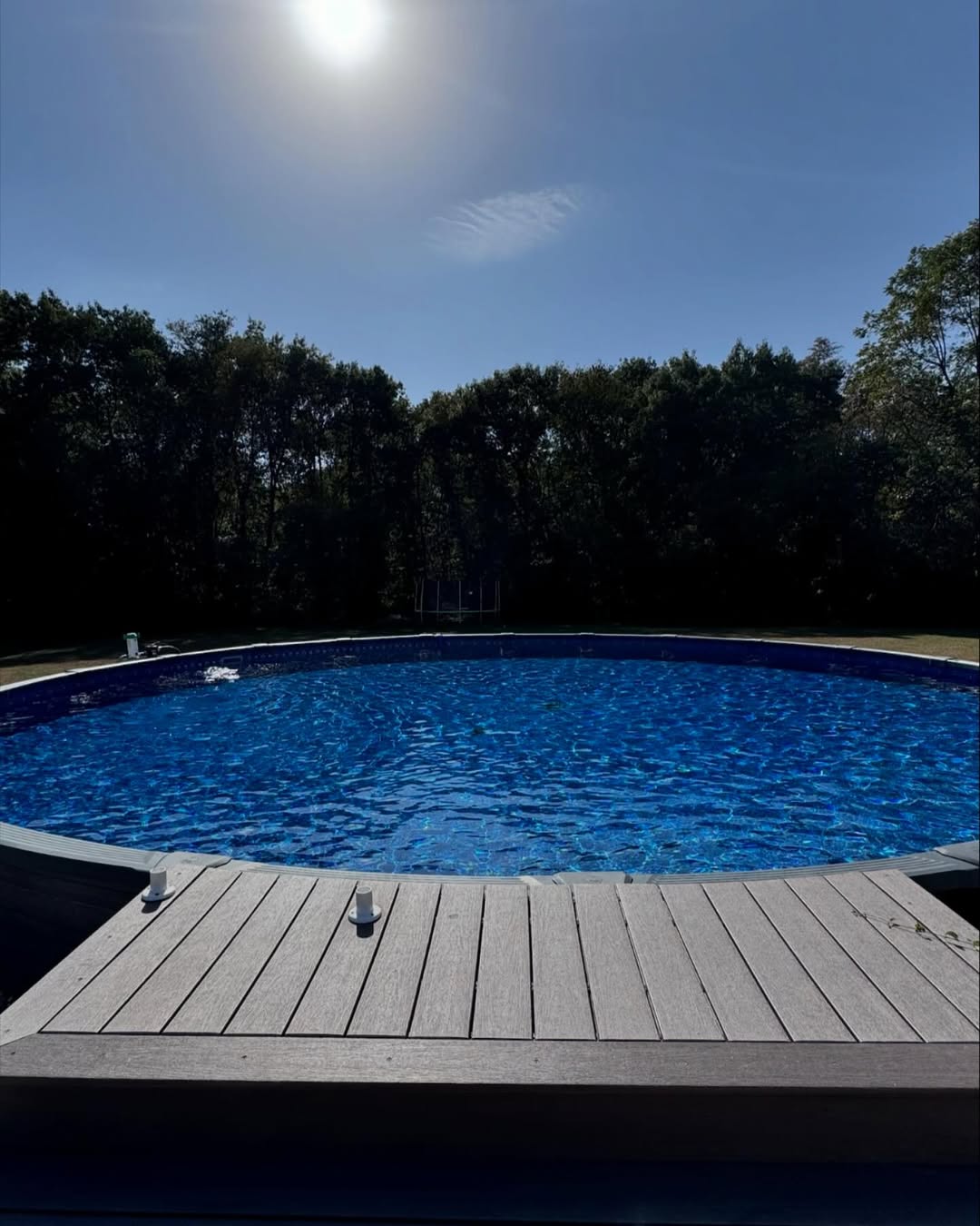 Above Ground Pool with Deck